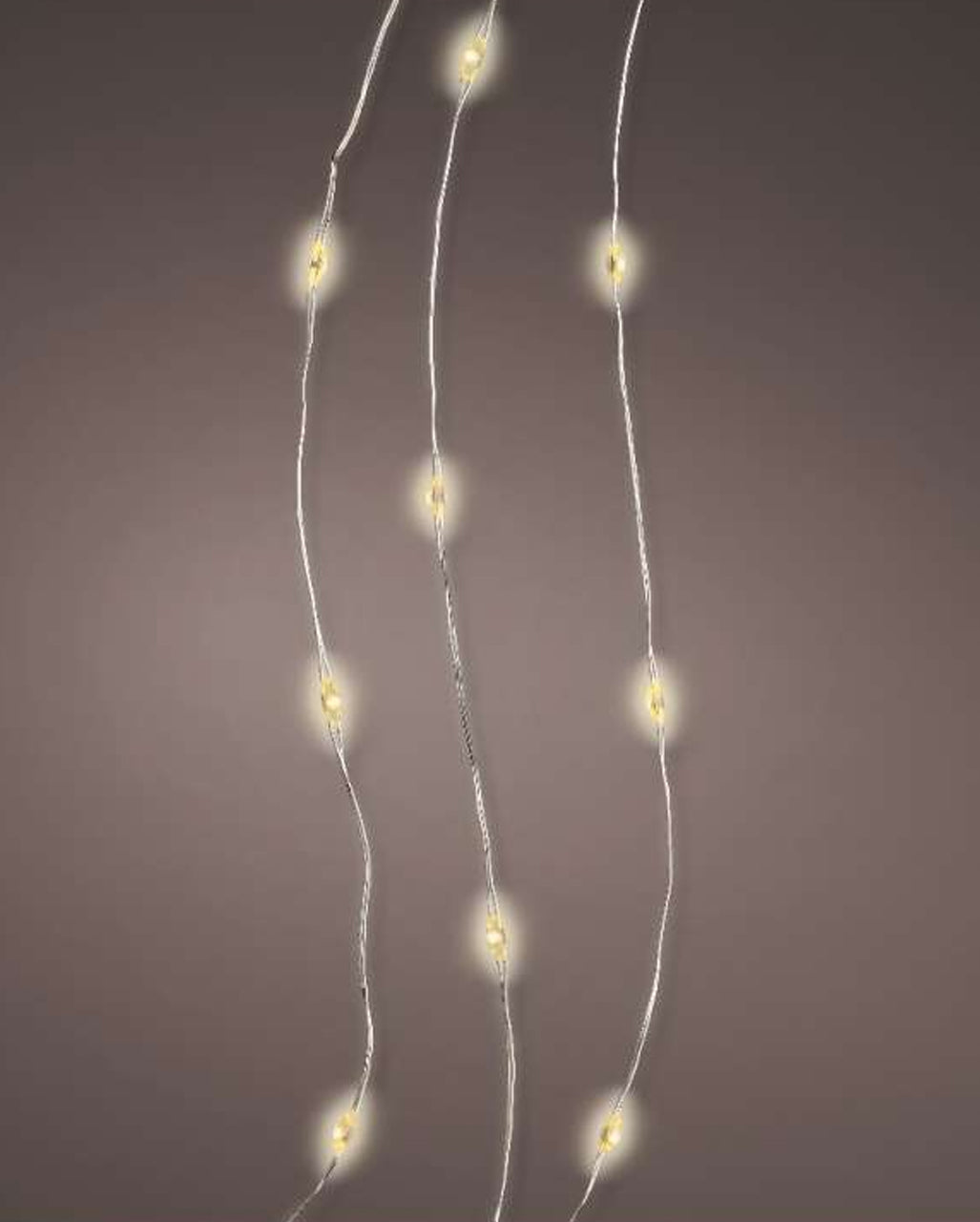 Warmweiße 40 Micro LED Lichterkette 195cm