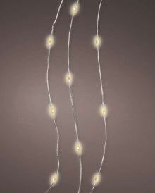 Warm White 40 Micro LED String Lighting 195cm