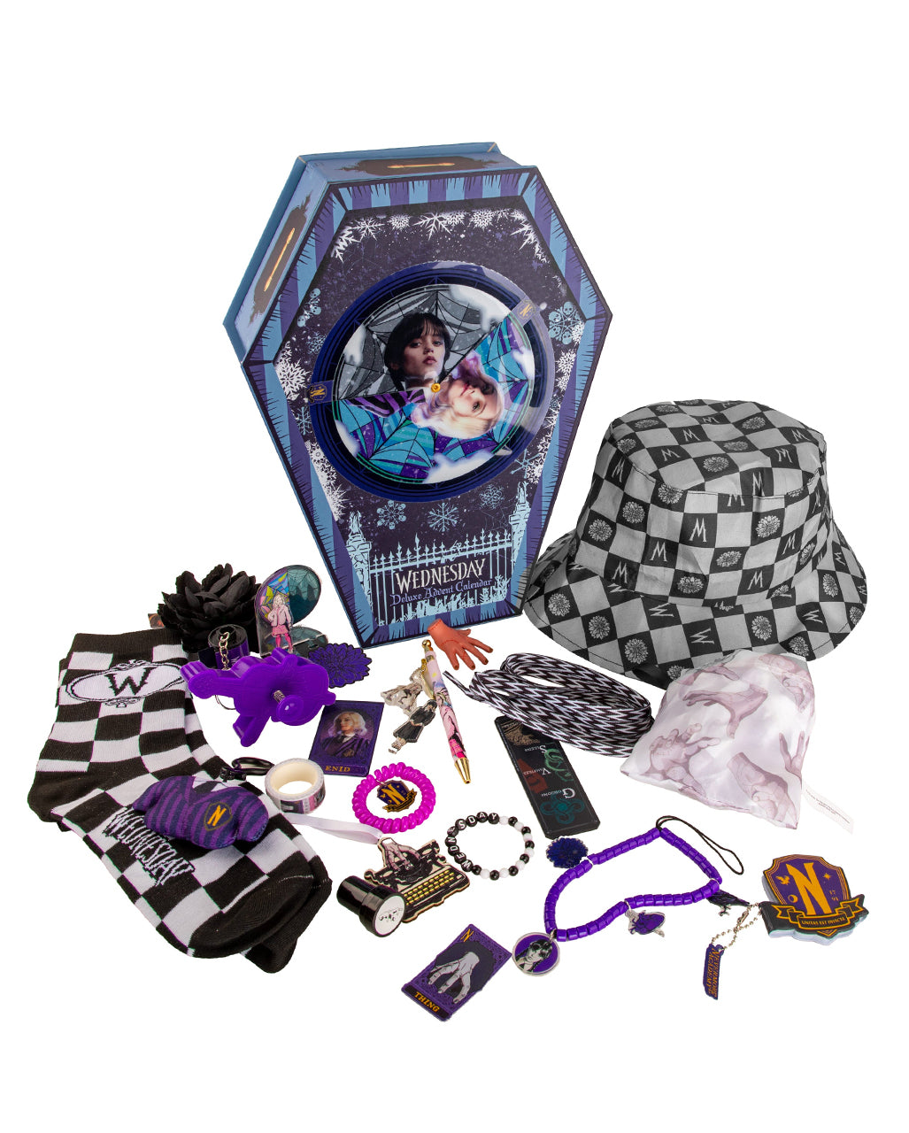 Wednesday Deluxe Adventskalender in Sargform