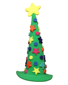 Schaumstoff Weihnachtsbaum Hut
