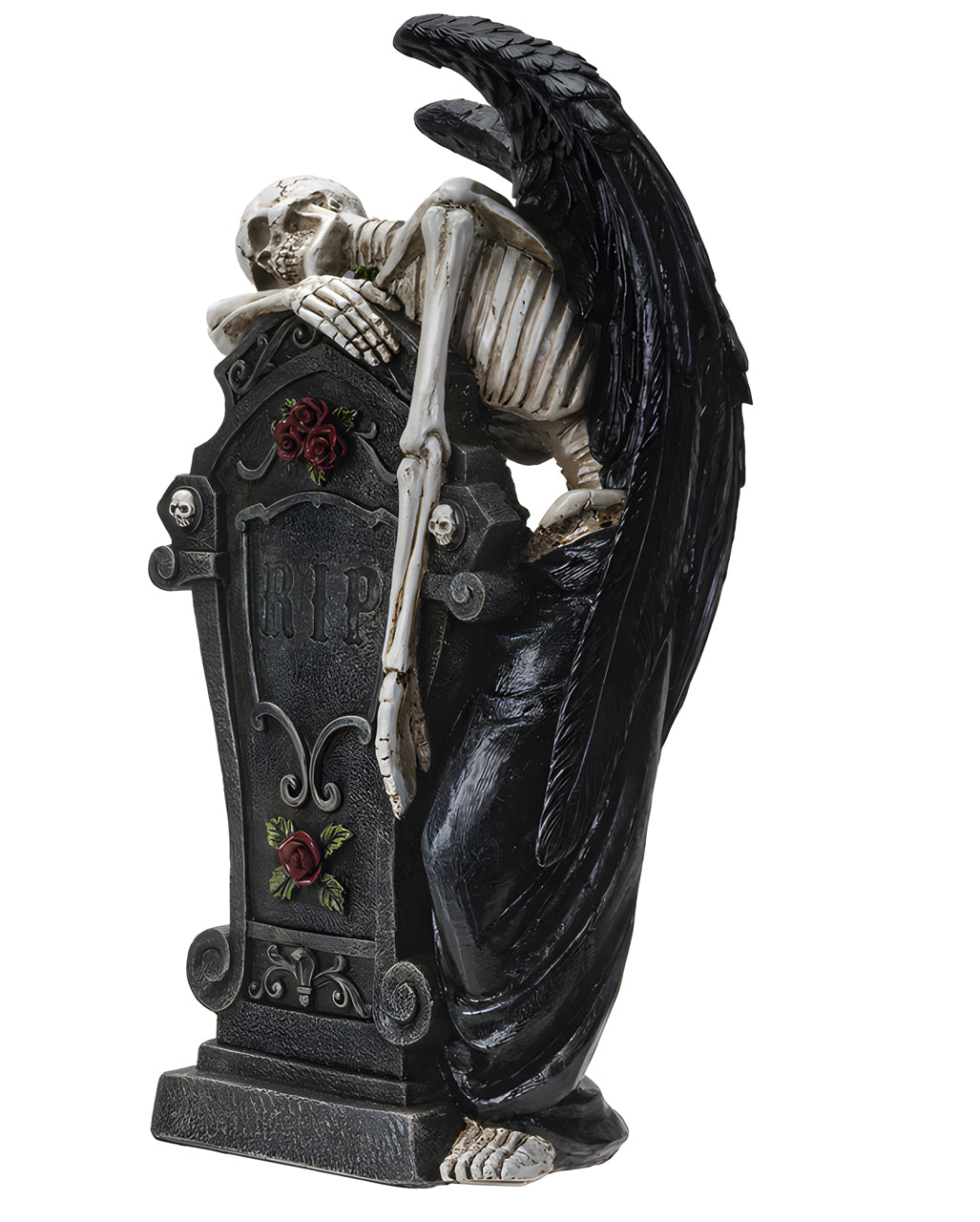 Trauernder Todesengel am Grabstein 40cm