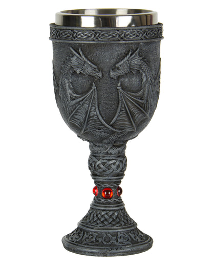 Wine Goblet With Dragon