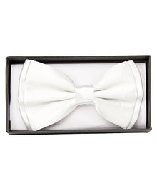 Satin Fliege Deluxe weiß