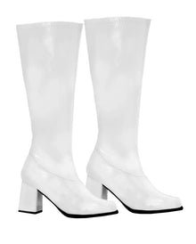 Weiße  70er Jahre Gogostiefel