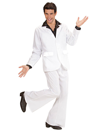 Weißer 70´s Disco Partyanzug