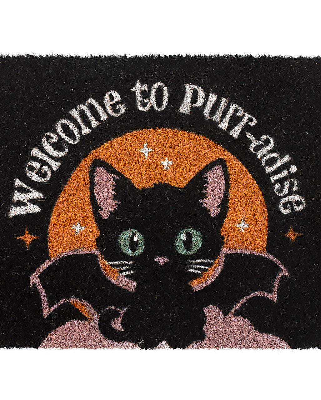 "Welcome to Purr-Adise" Fußmatte 60x40cm