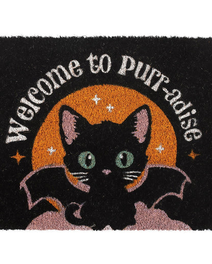 "Welcome to Purr-Adise" Fußmatte 60x40cm