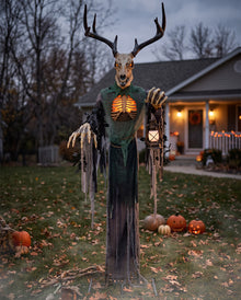 Wendigo Forest Creature Halloween Animated Prop 248cm