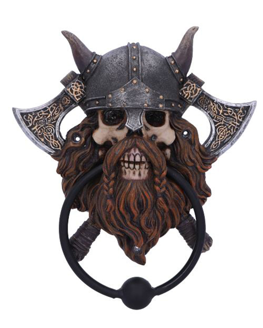 Wikinger Totenschädel Türklopfer 18,5cm