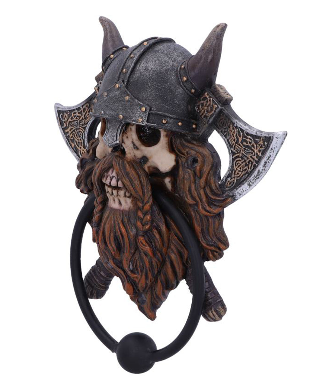 Wikinger Totenschädel Türklopfer 18,5cm