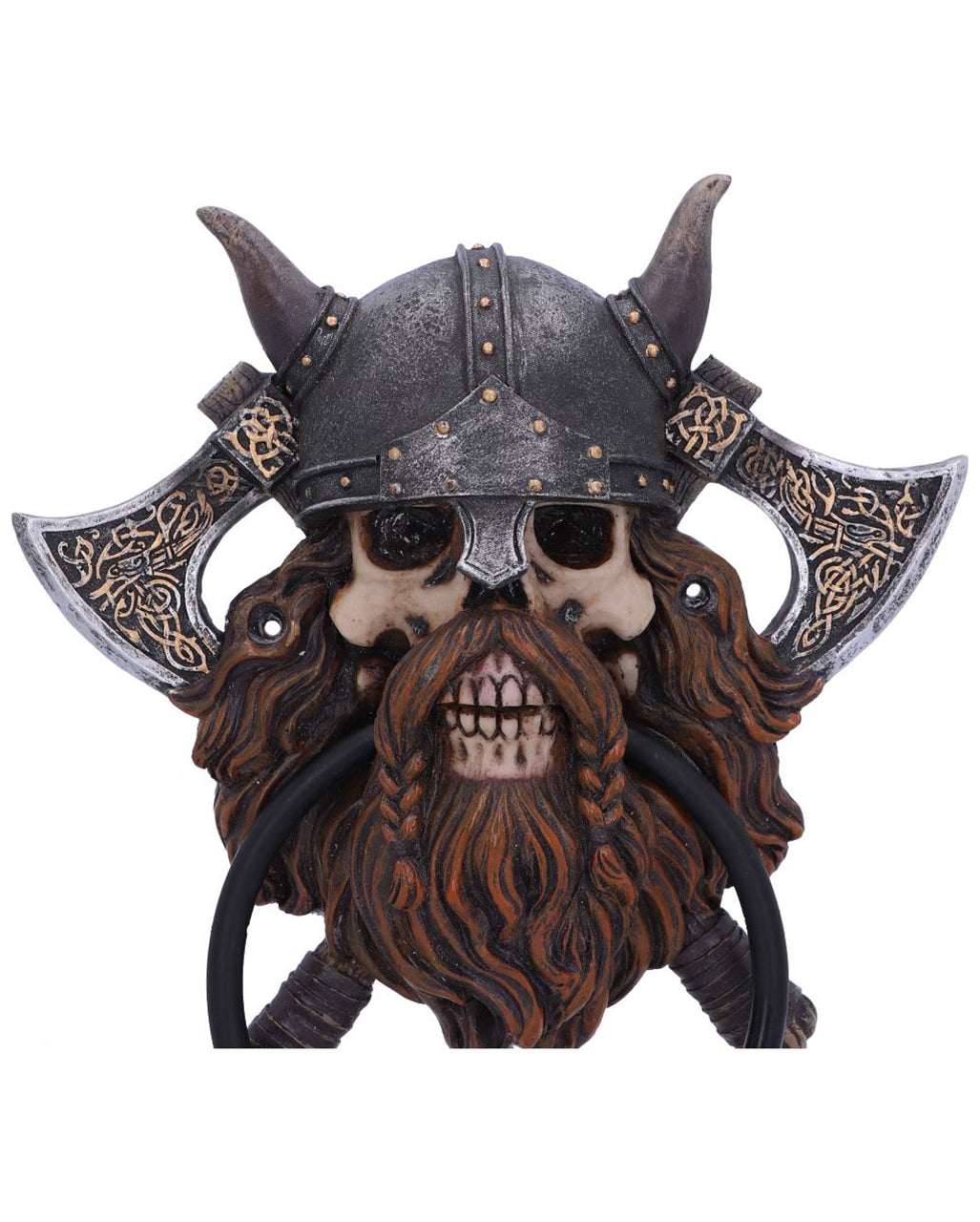 Wikinger Totenschädel Türklopfer 18,5cm