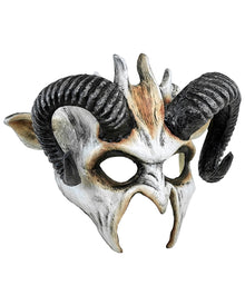 Wild Demon Maske mit Hörnern