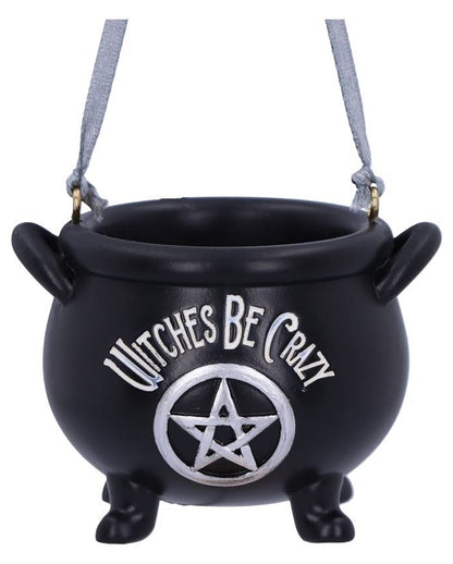 Hexen sind verrückt Hänge-Ornament 6cm