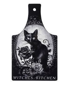 Witches Kitchen & Katze Küchenbrett & Servierplatte