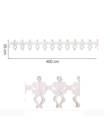 Girlande Tanzende Skelette 400cm