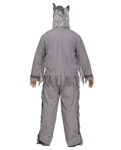 Wolfs Krieger Herrenkostüm Plus Size