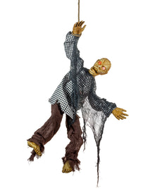 Zappelnder Zombie am Seil mit Light & Sound