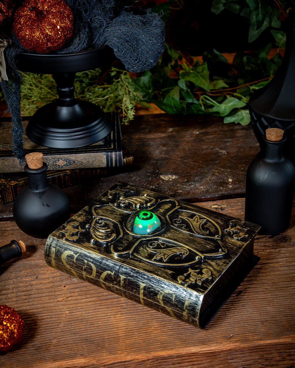 Zauberbuch mit beweglichem Auge, Licht & Sound 22cm