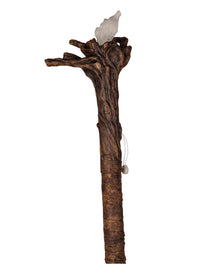 Magier Stab mit Leuchtkristall 170cm