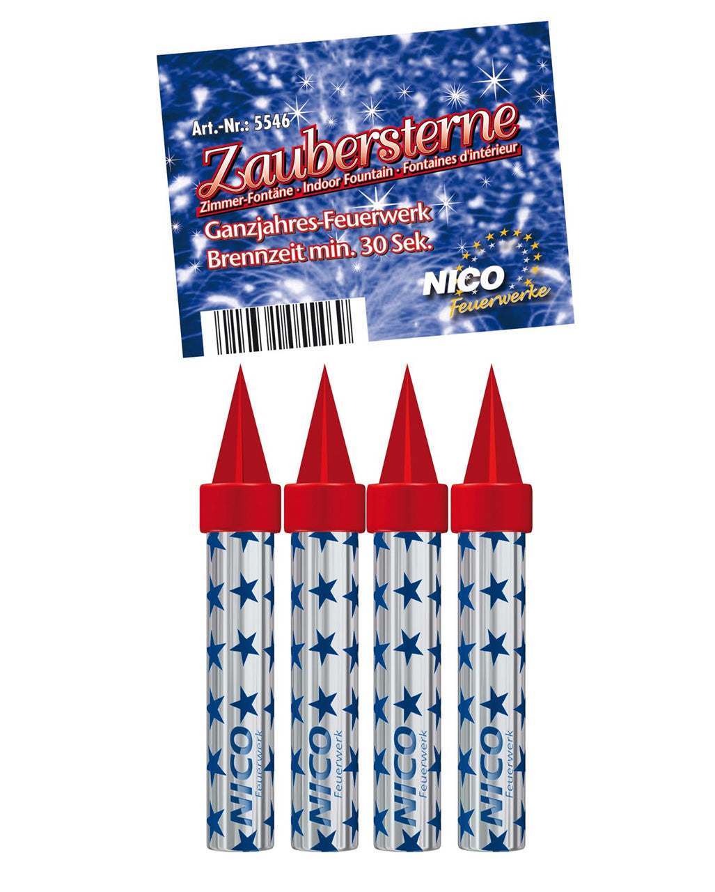 Zauberstern-Fontänen 4er Set