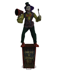 Zirkus Clown Marktschreier Halloween Animatronic 182cm