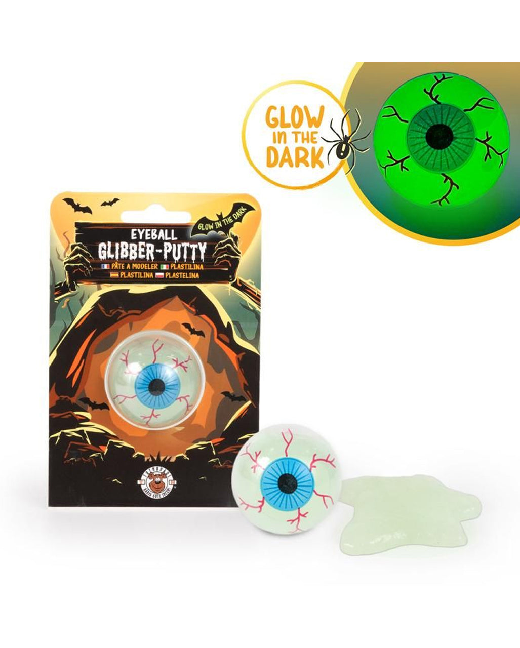 Zombie Eye With Plasticine Slime
