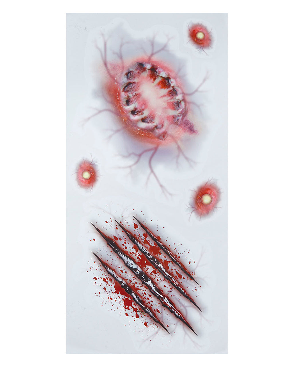 SFX Tattoo Zombie Biss & Kratzwunden