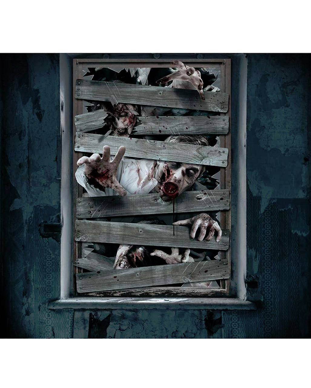 Fenster Deko Zombies