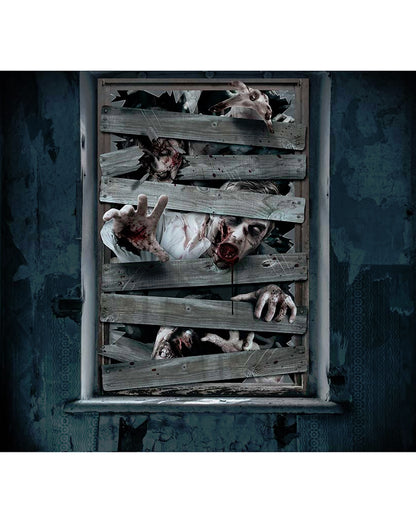 Fenster Deko Zombies