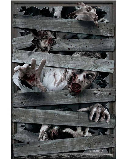 Fenster Deko Zombies