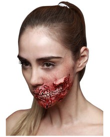 Zombie Kieferfraß Latexwunde