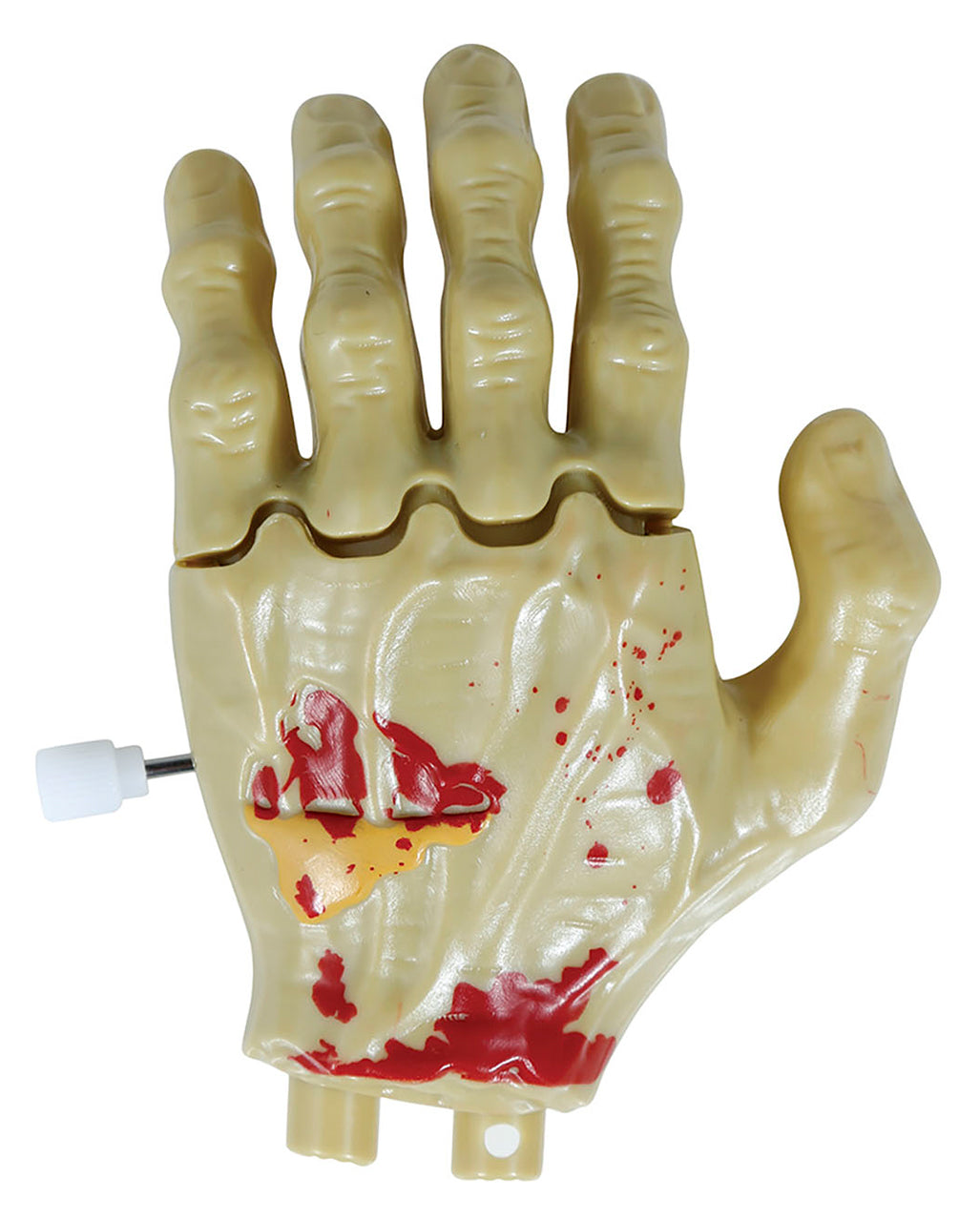Blutige Zombie Hand zum Aufziehen 9cm
