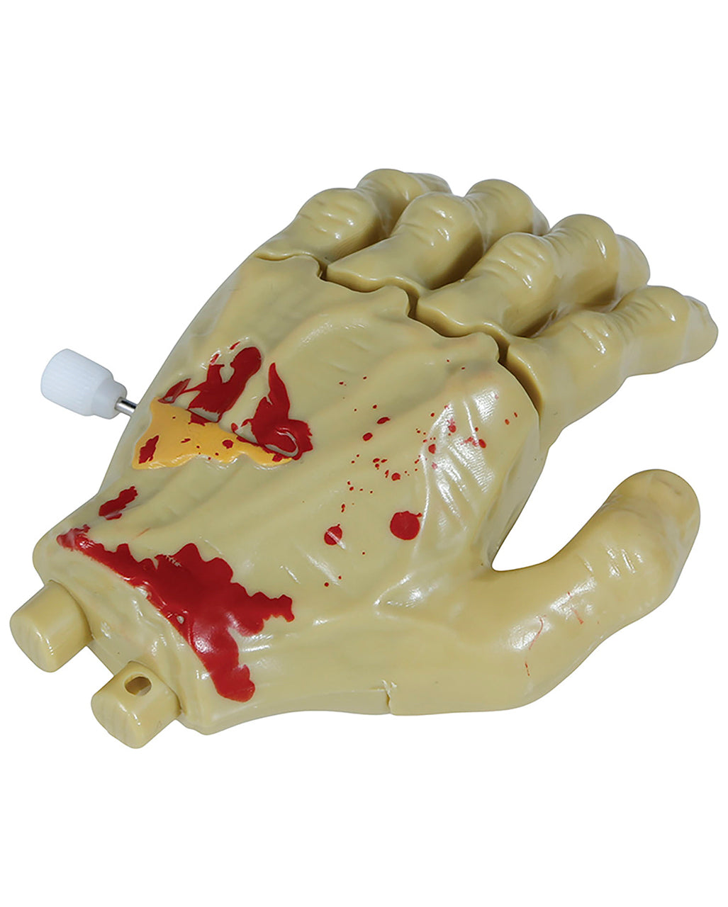 Blutige Zombie Hand zum Aufziehen 9cm