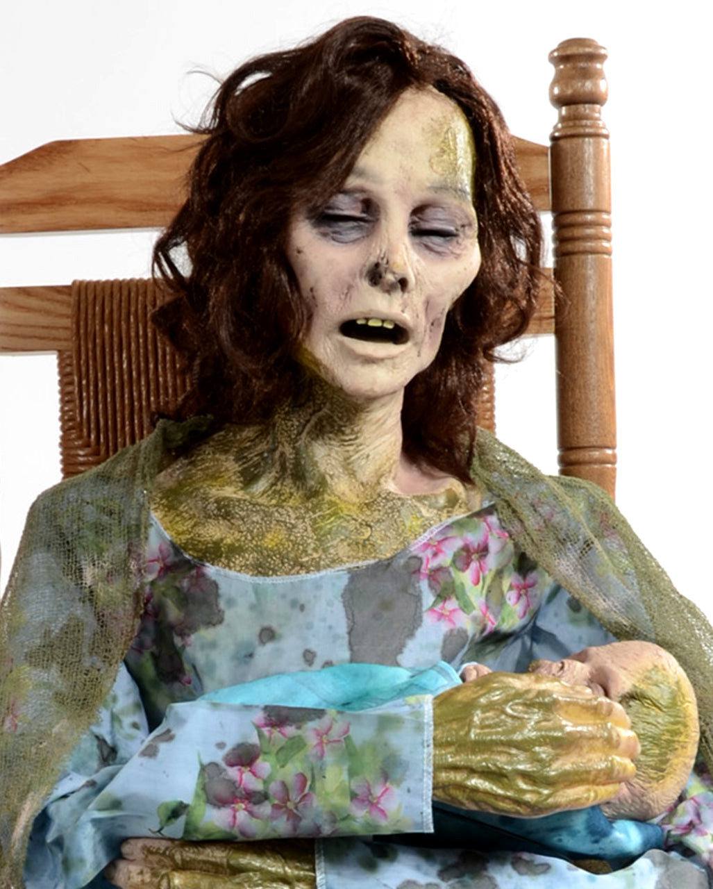 Zombie Mama & Baby Halloween Animatronic