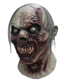 Zombie Vollmaske mit Haaren