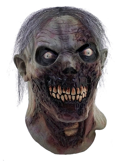 Zombie Vollmaske mit Haaren