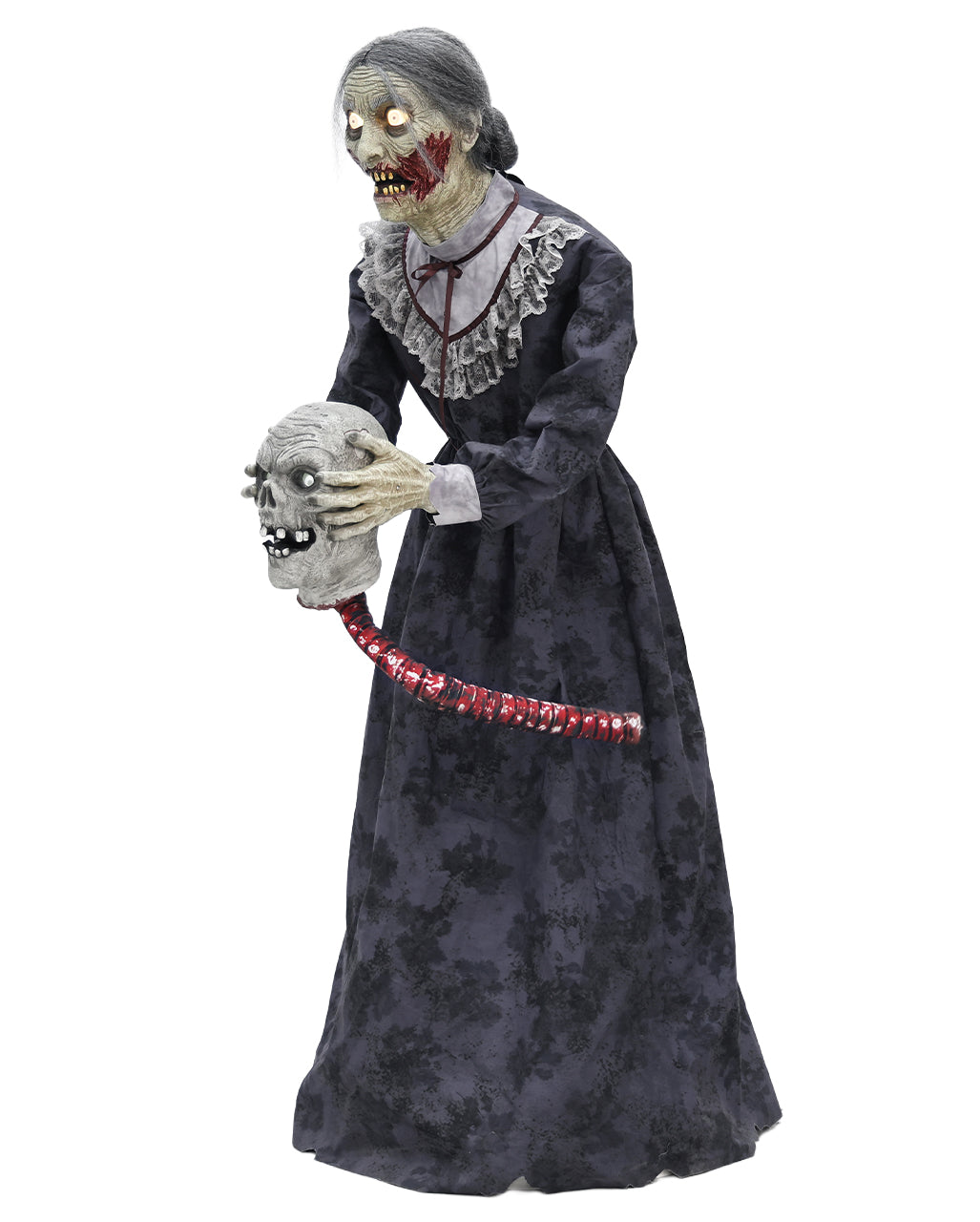 Geköpfter Zombie Opa & Zombie Oma Animatronic 152cm