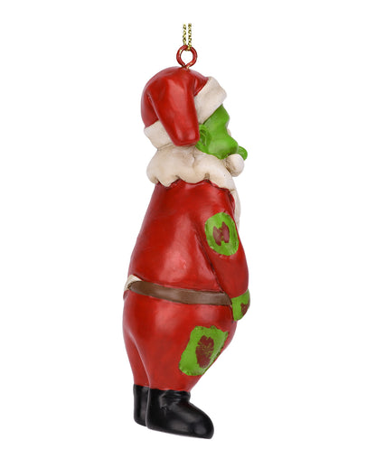 Zombie Nikolaus Christbaumkugel 8,9cm