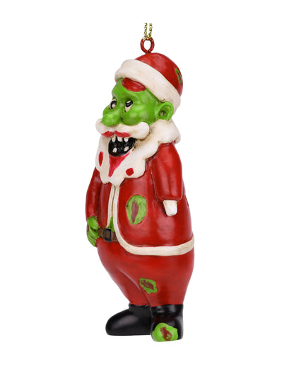 Zombie Nikolaus Christbaumkugel 8,9cm