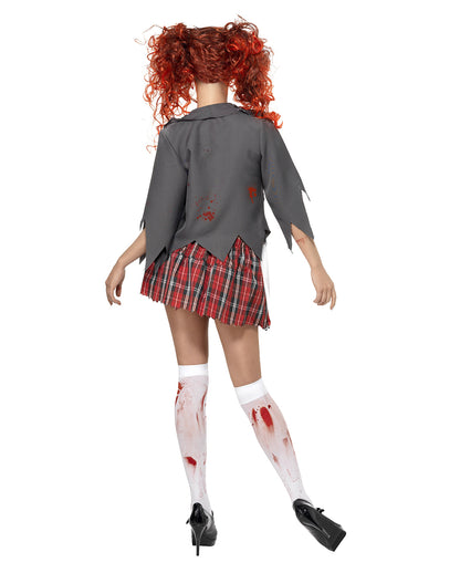 Zombie Schoolgirl Kostüm