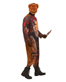 Zombie Bär Herren Kostüm-Jumpsuit mit Maske
