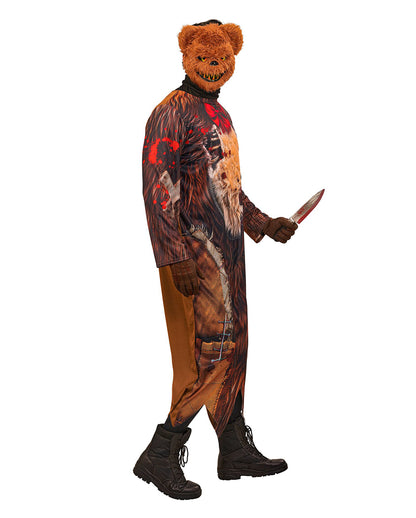 Zombie Bär Herren Kostüm-Jumpsuit mit Maske