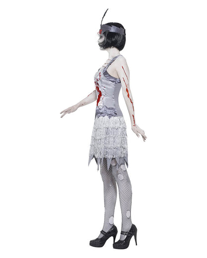 Flapper Zombie Kostüm für Frauen